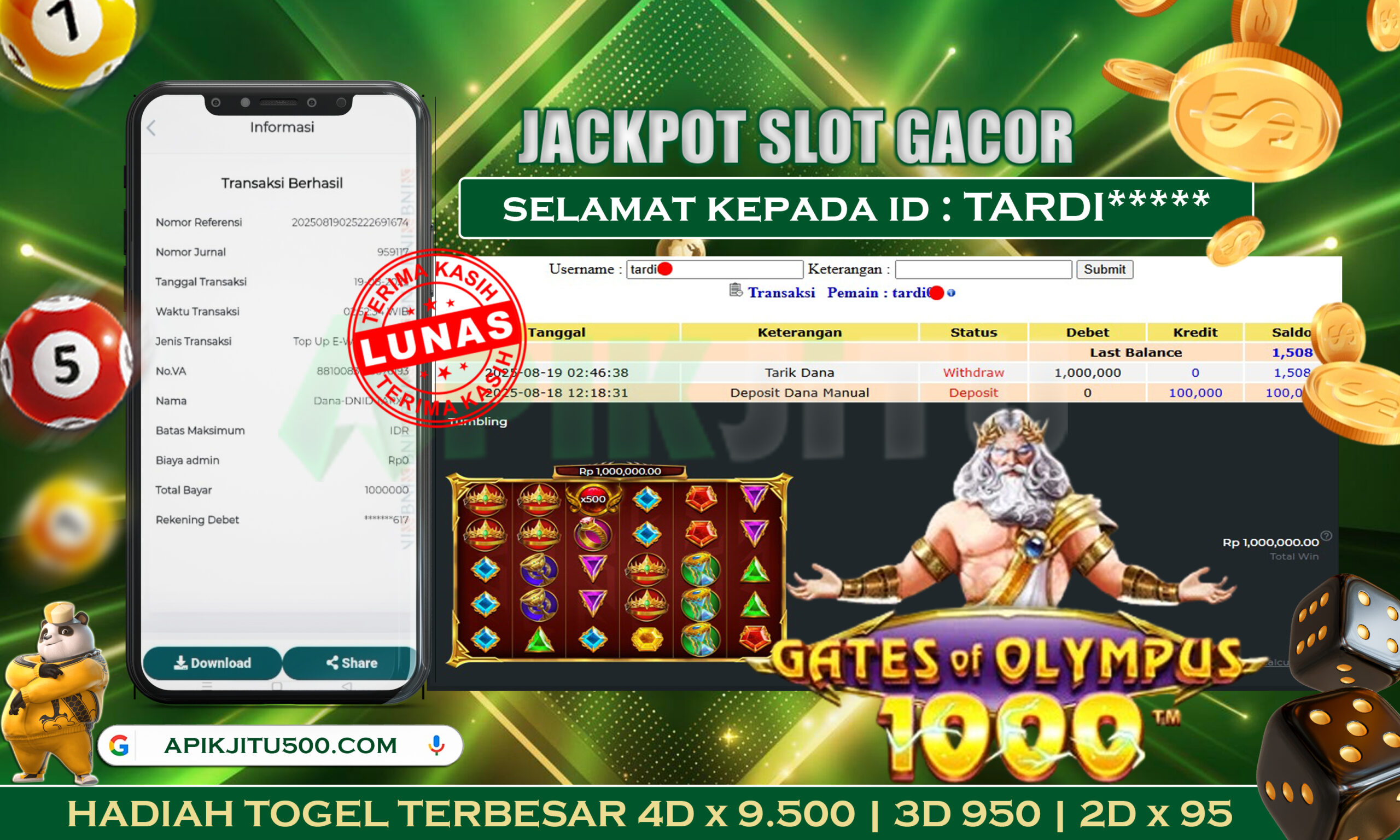 SLOT GATES OF OLYMPUS 1000