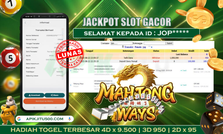 SLOT MAHJONG WAYS