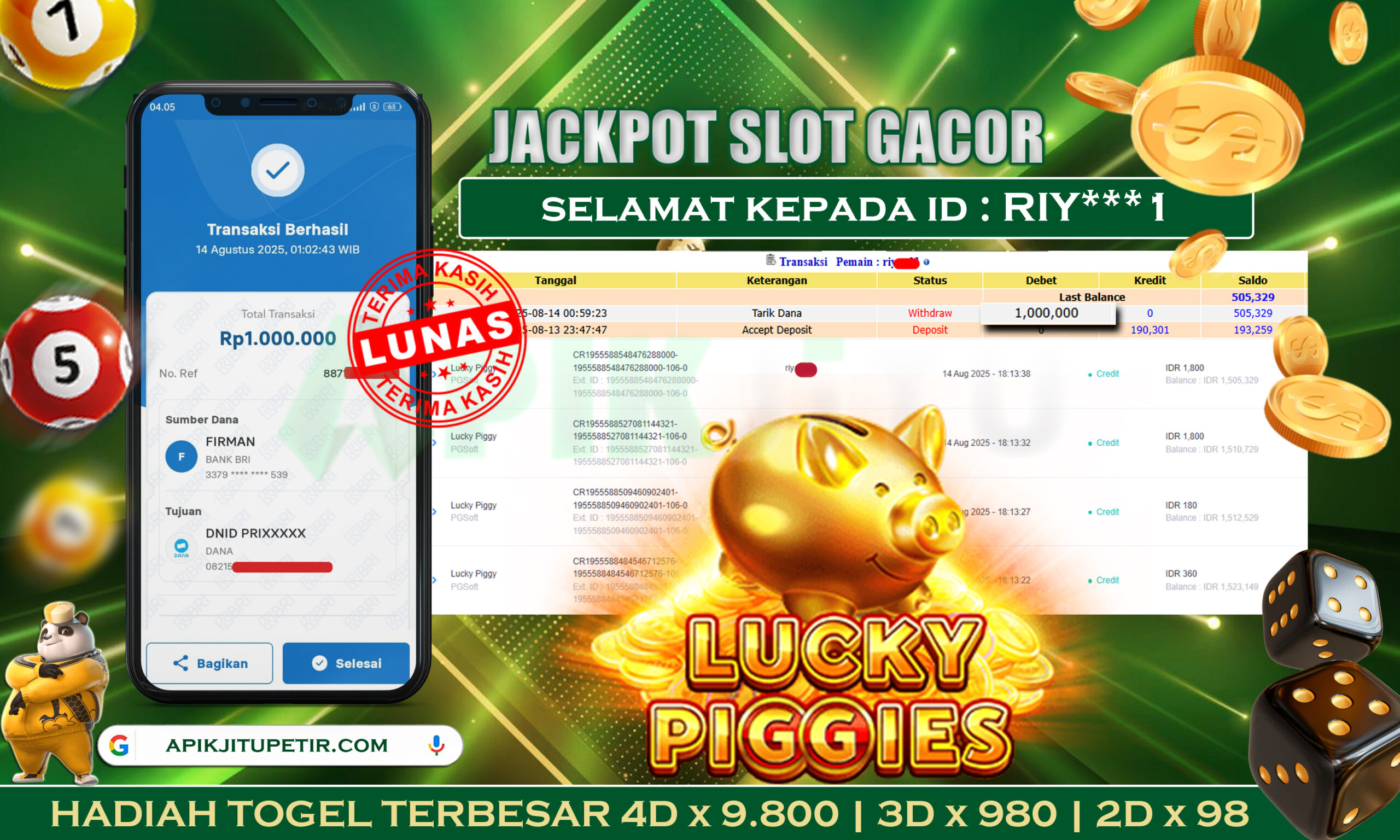 lucky piggies