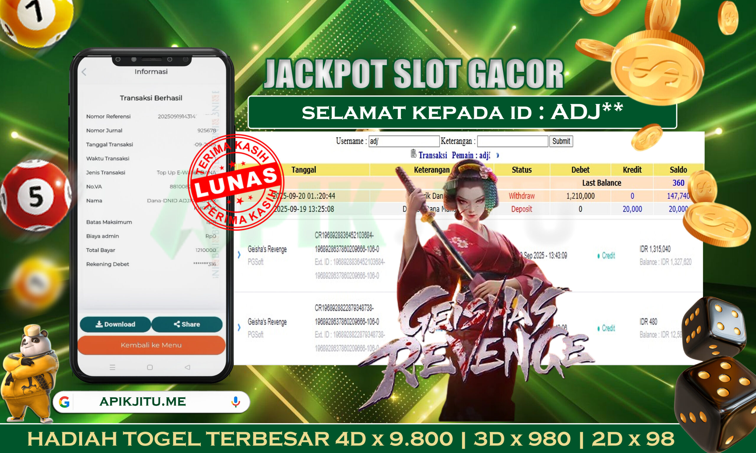 SLOT GEISHA'S REVENGE