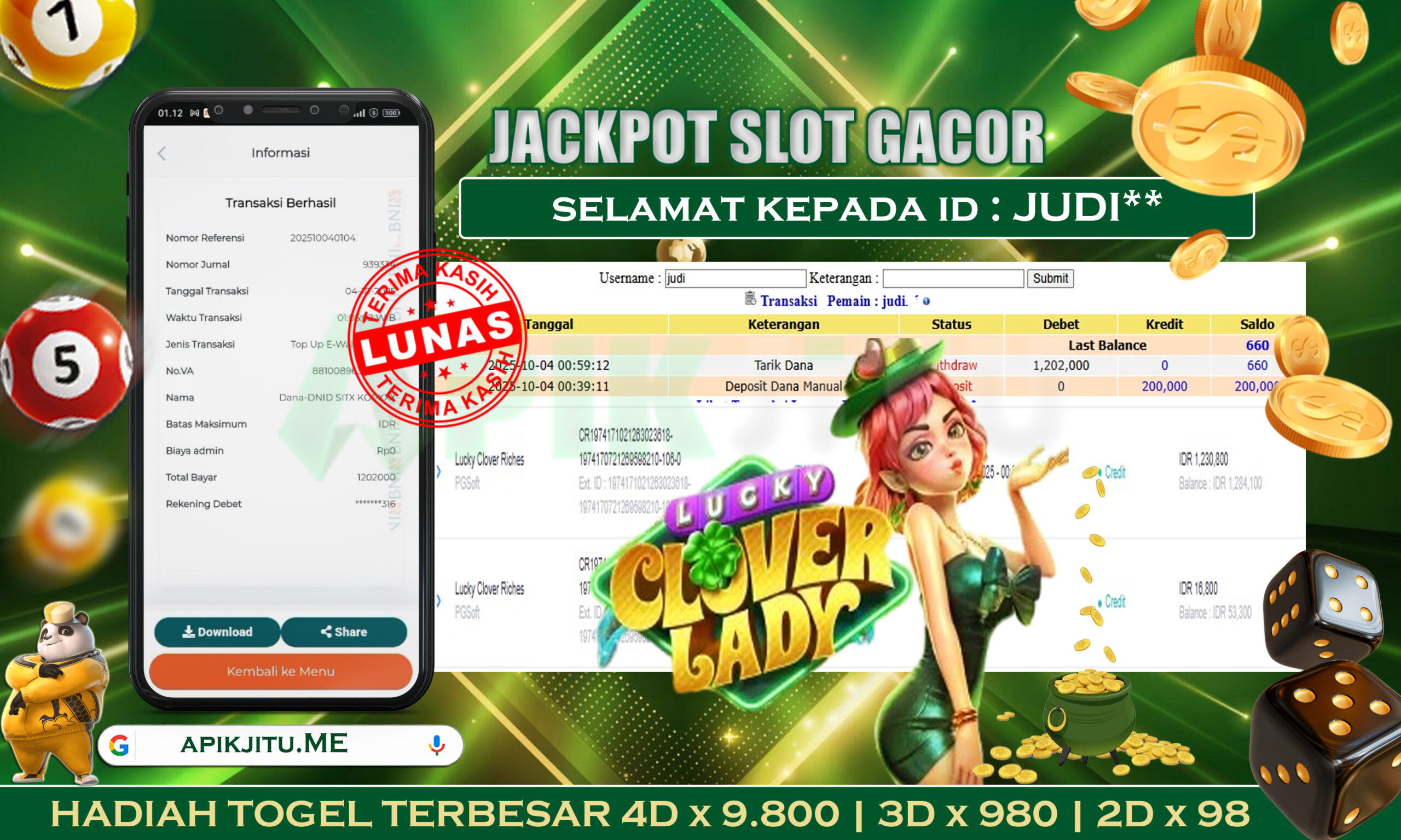 SLOT LUCKY CLOVER RICHES