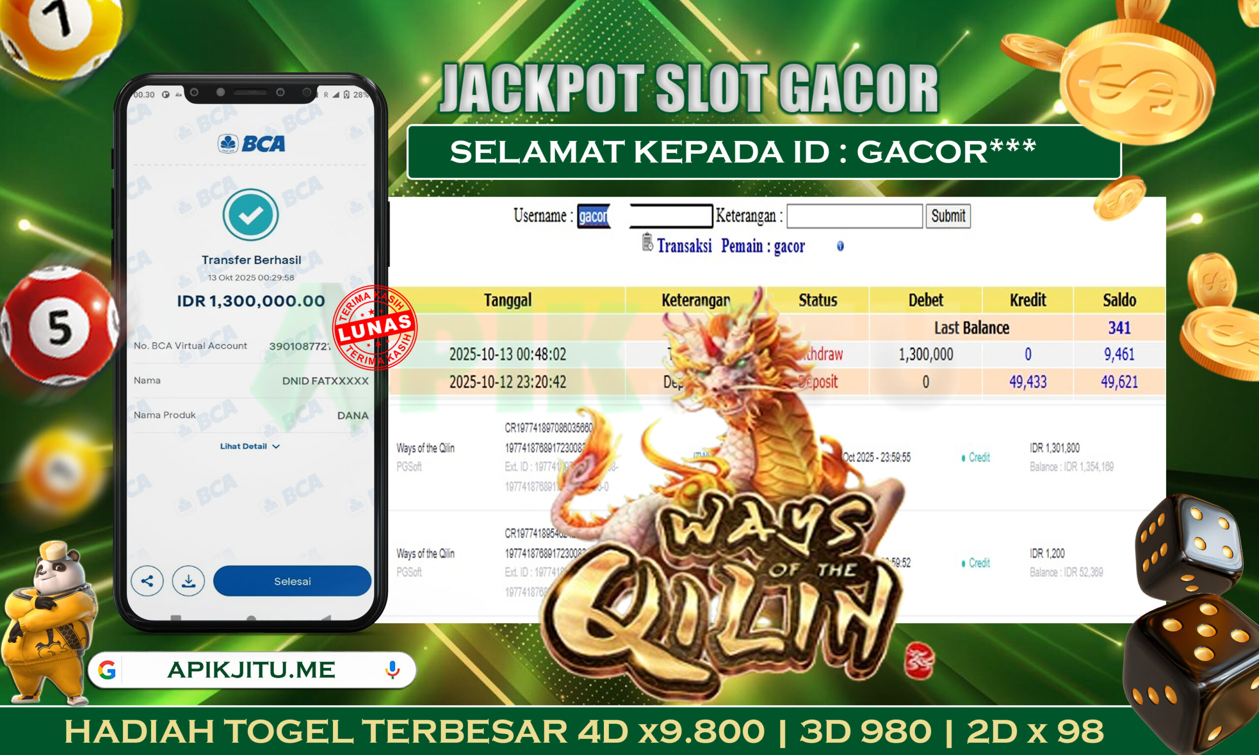 SLOT WAYS OF THE QILIN