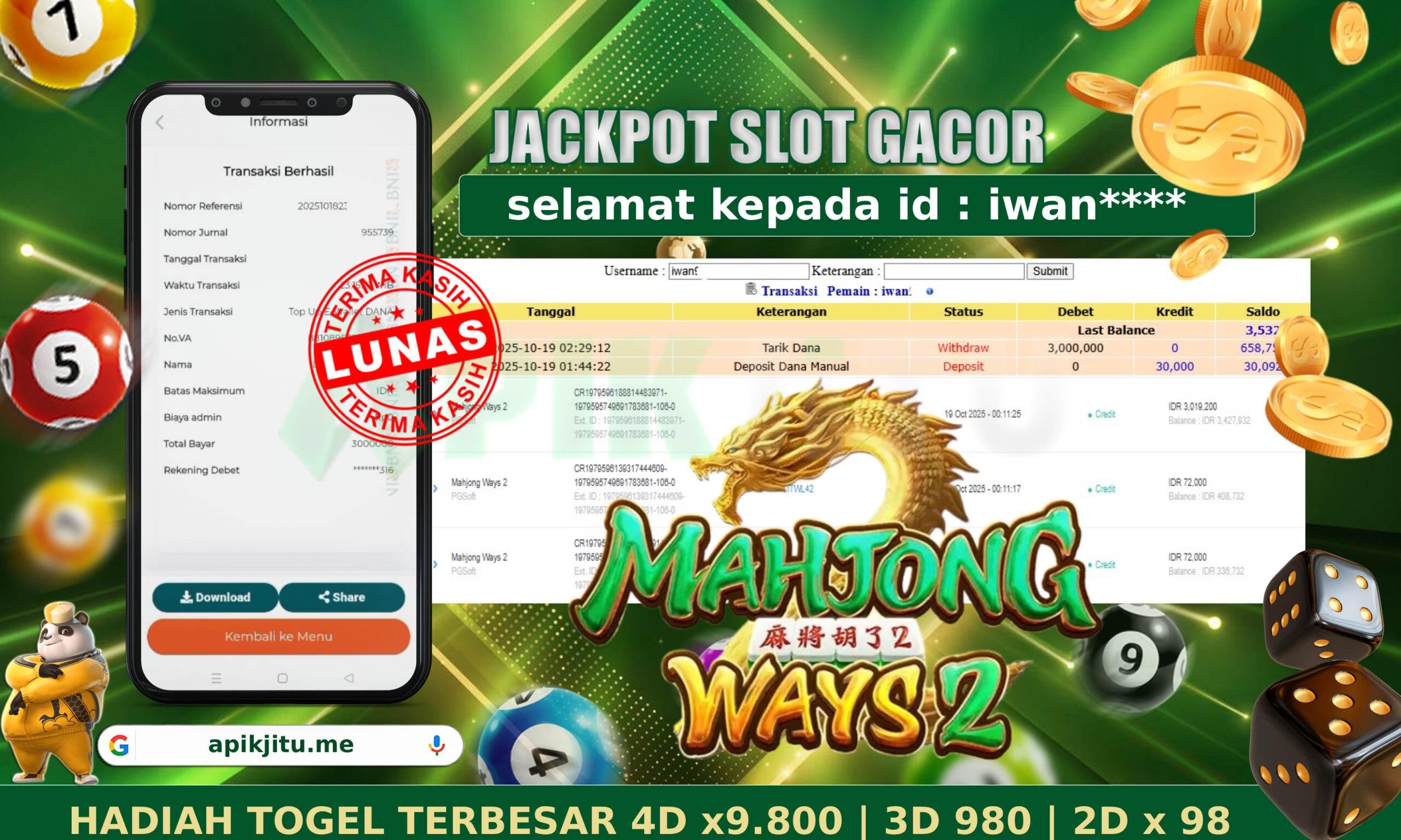 SLOT MAHJONG WAYS 2