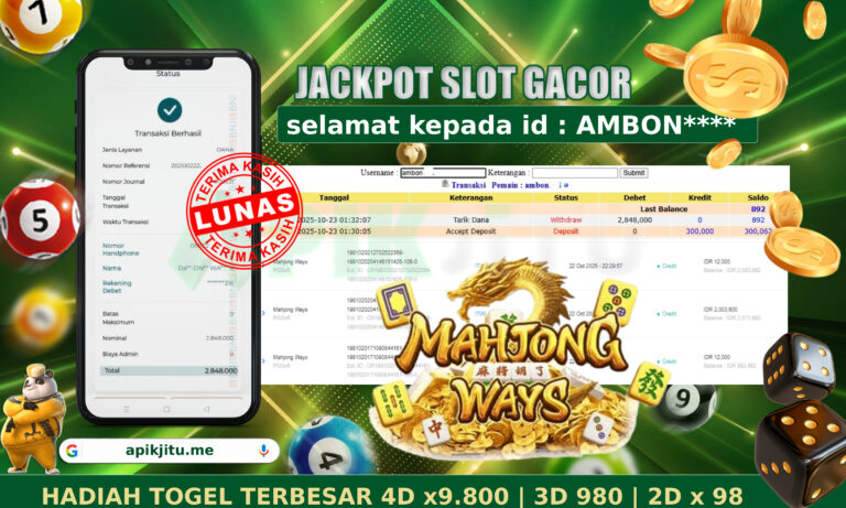 SLOT MAHJONG WAYS