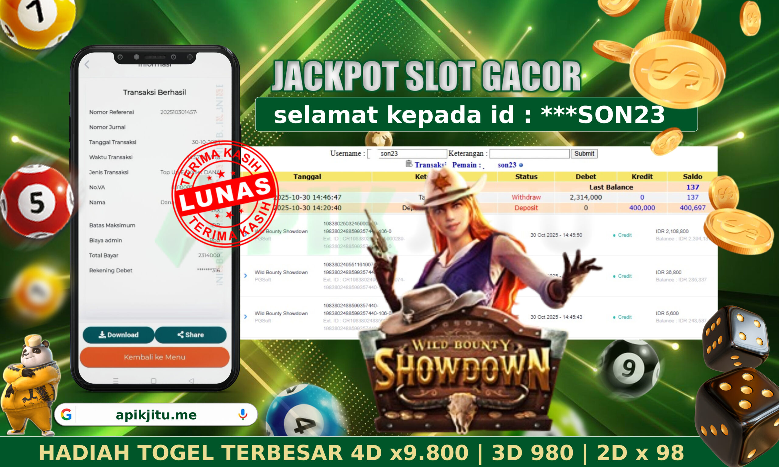 SLOT WILD BOUNTY SHOWDOWN