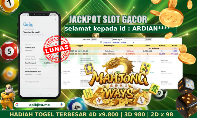 SLOT MAHJONG WAYS