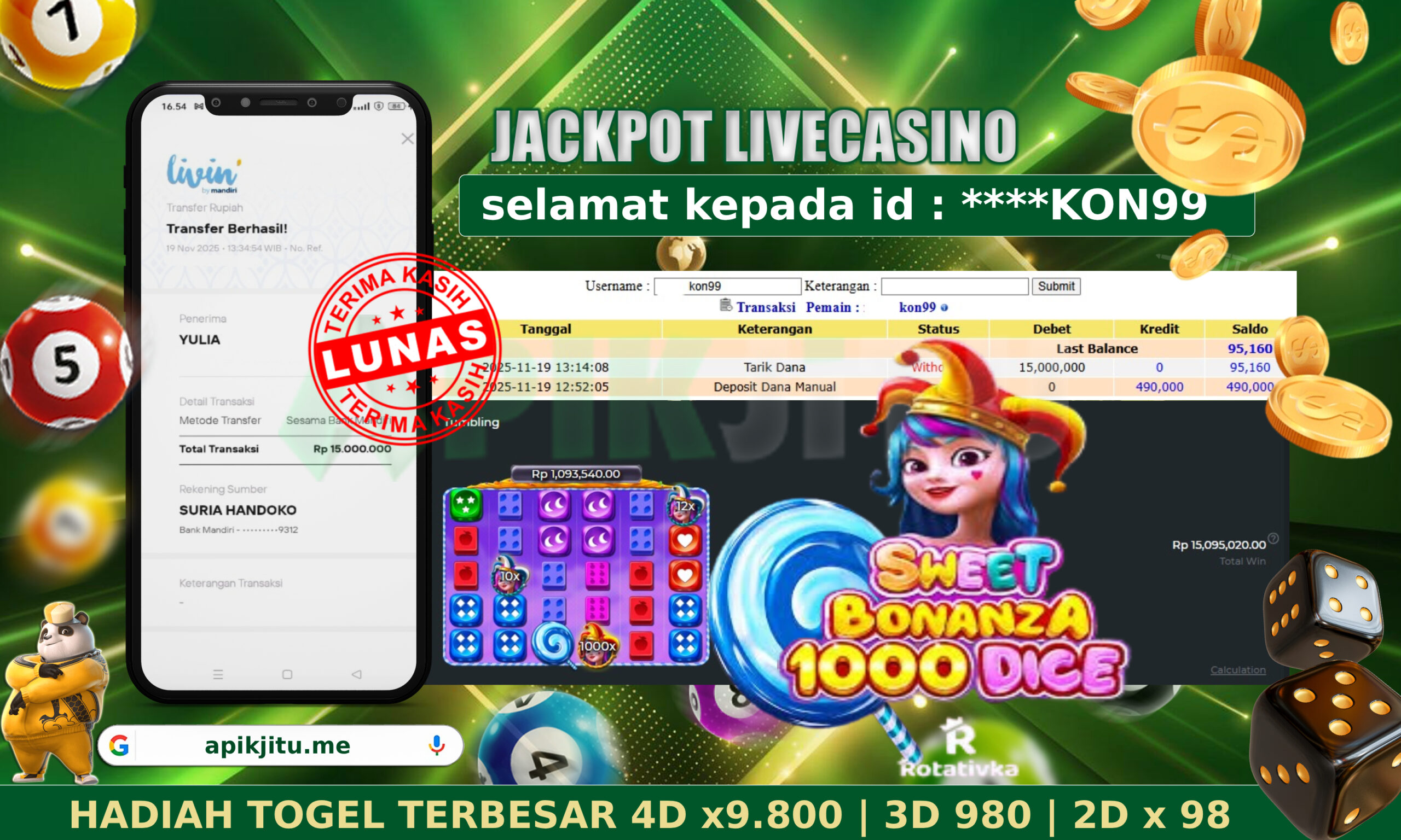 SLOT SWEET BONANZA 1000