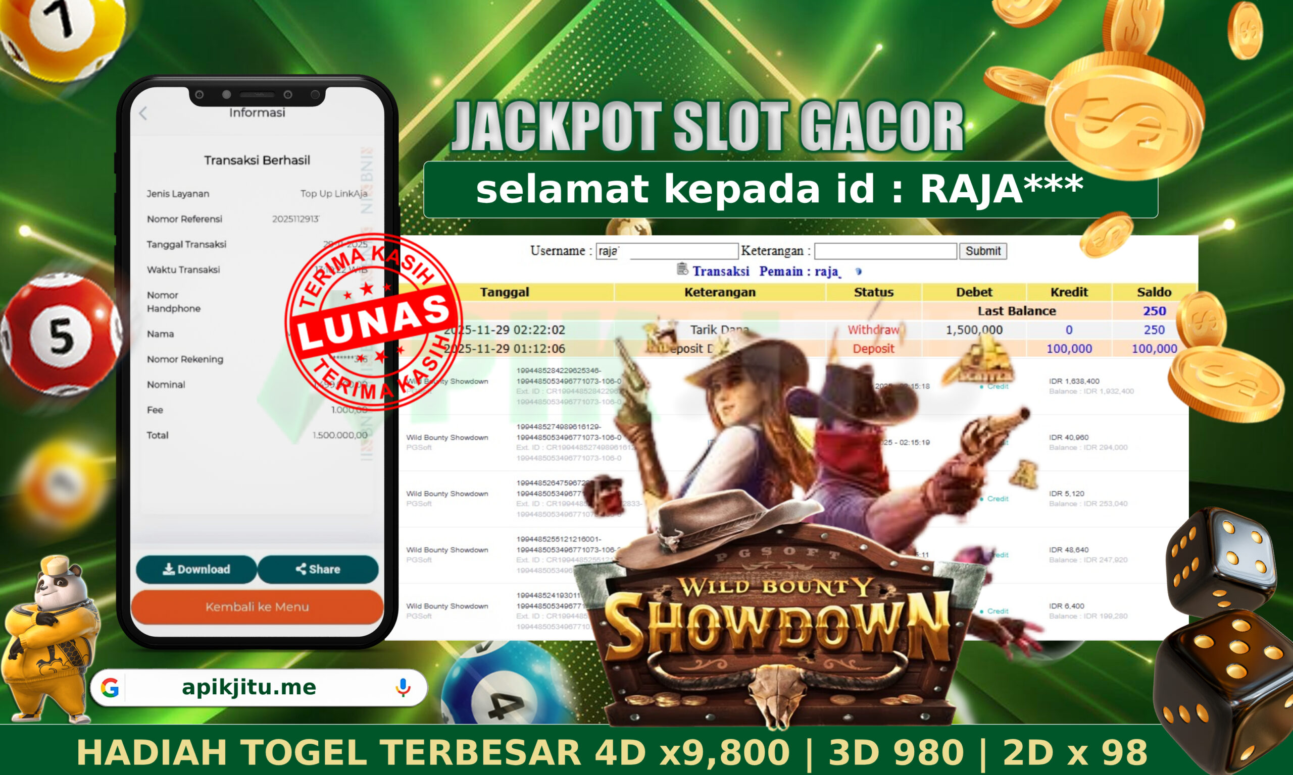 SLOT WILD BOUNTY SHOWDOWN